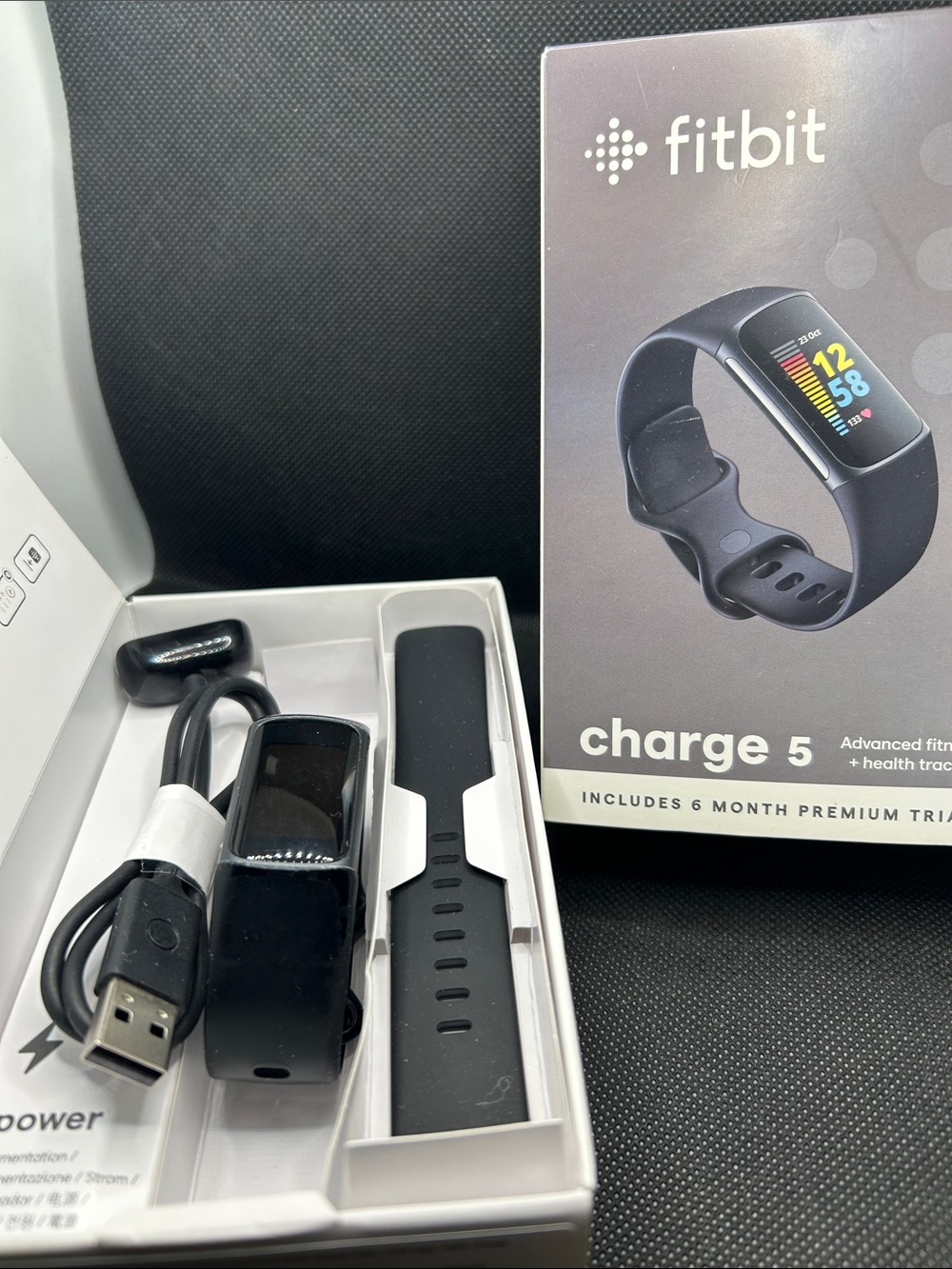 fitbit Charge 5 Fitness Tracker - Black